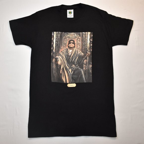 Cross Colours Shirts Cross Colours Mens Eazye Royalty Graphic Black